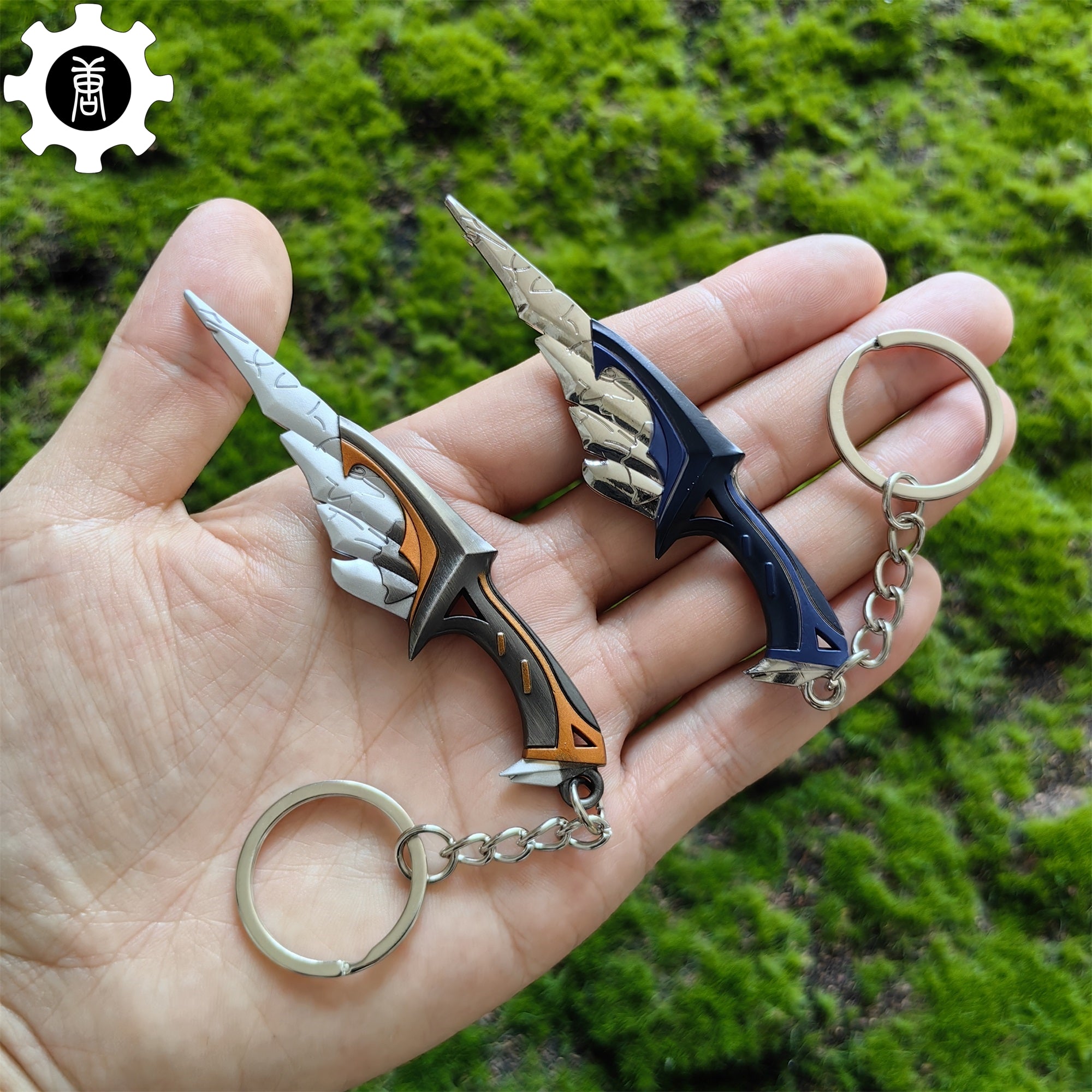 Metal Relic Stone Daggers Tiny KeyChain Pendant 2 In 1 Pack - Tophatter Daily Deals