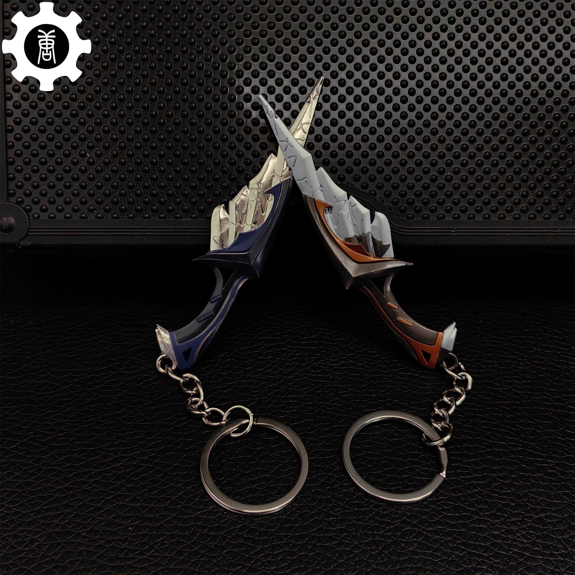Metal Relic Stone Daggers Tiny KeyChain Pendant - Tophatter Daily Deals