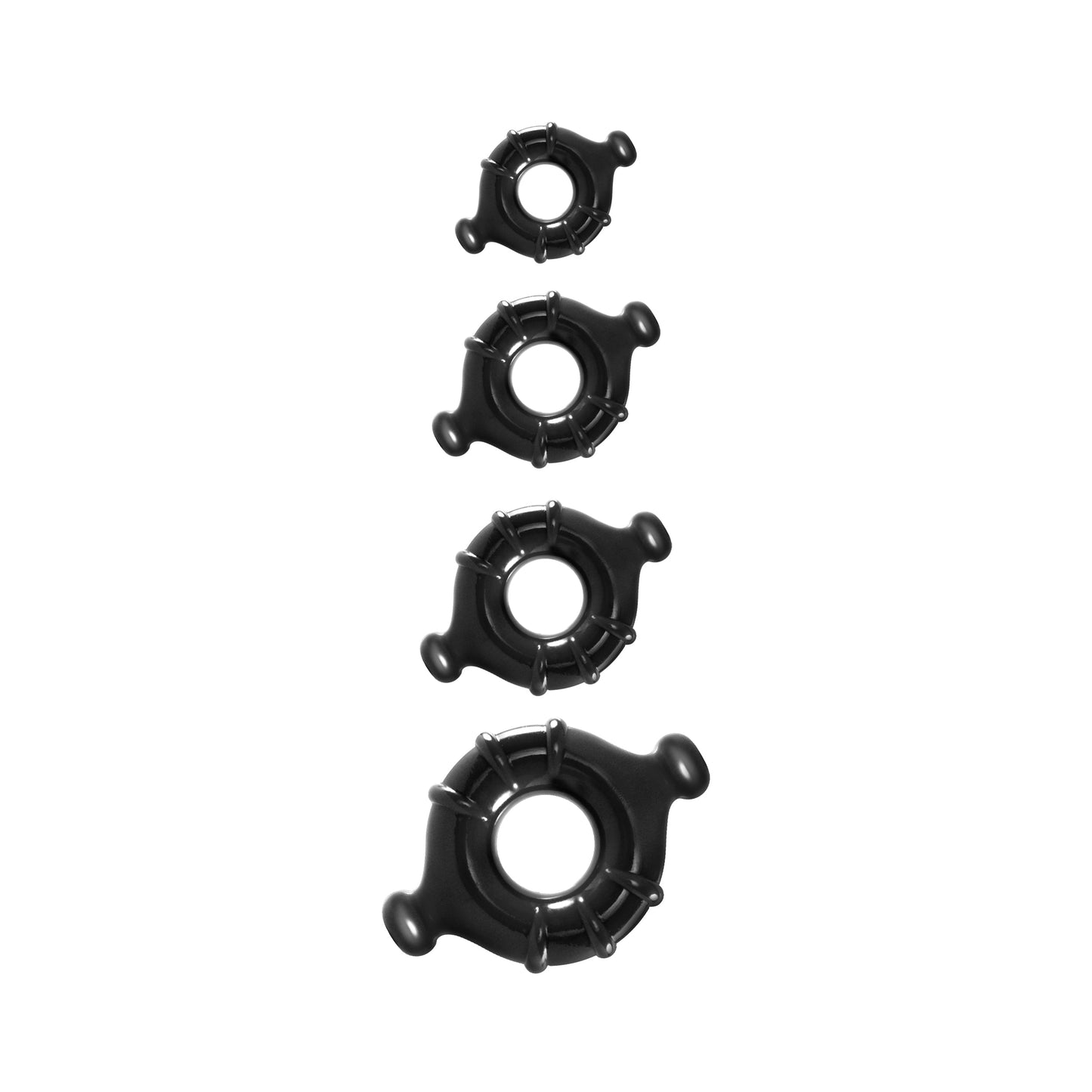 Renegade Vitality Cock Rings Set of Four Sizes > Cock Ring > Sets - Tophatter Daily Deals