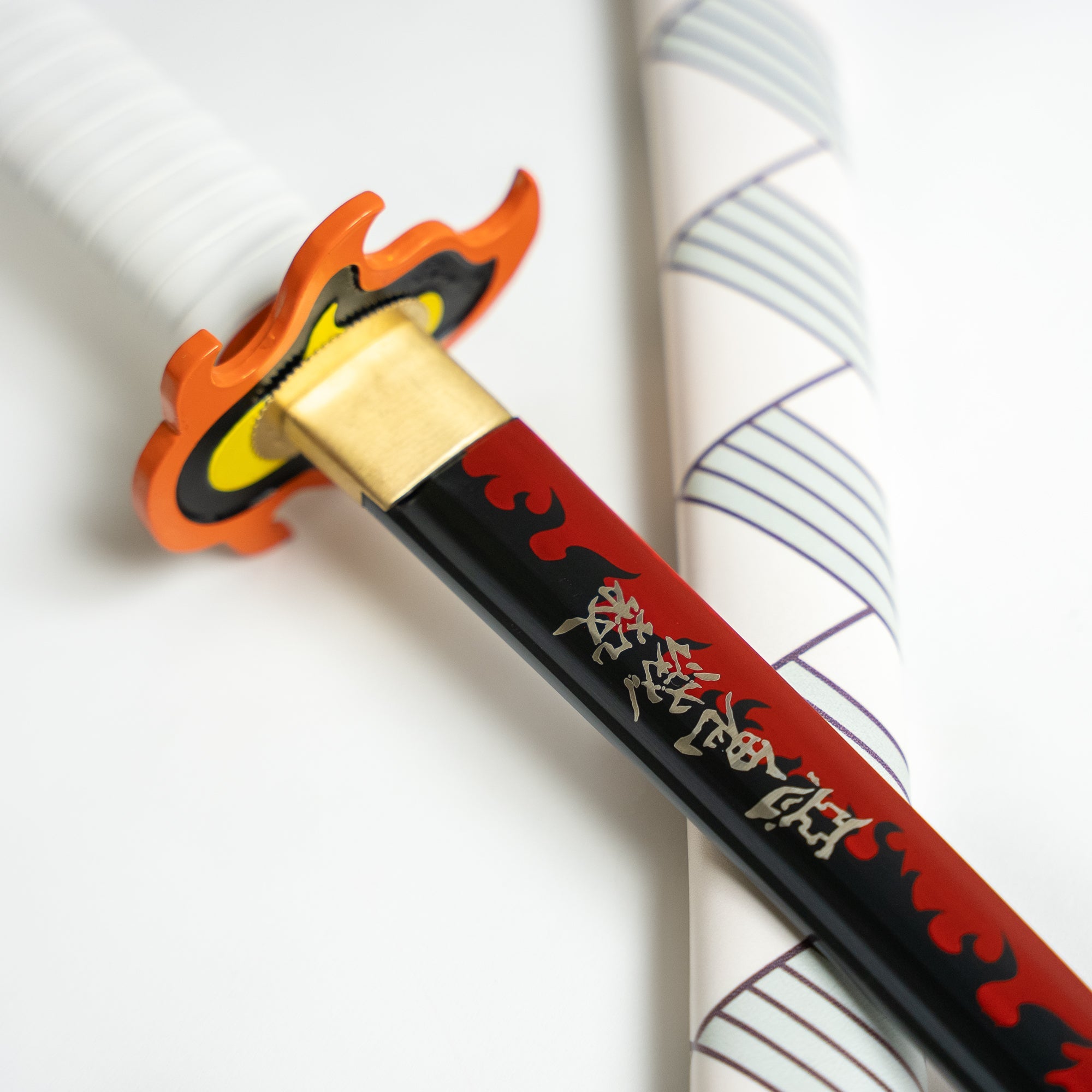 Kyojuro Rengoku's Red Nichirin Katana (Battle Ready) Anime Sword - Tophatter Daily Deals