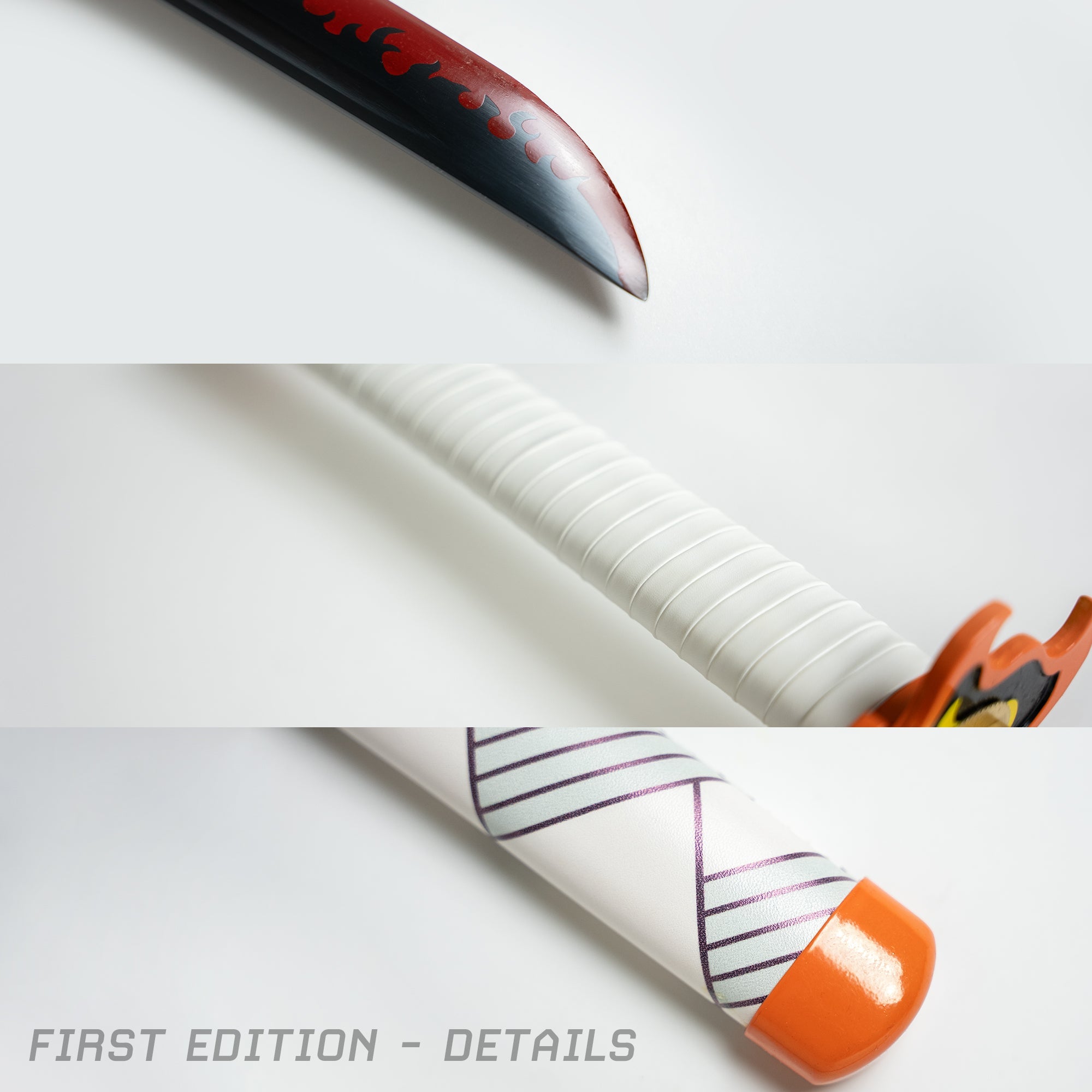Kyojuro Rengoku's Red Nichirin Katana (Battle Ready) Anime Sword - Tophatter Daily Deals
