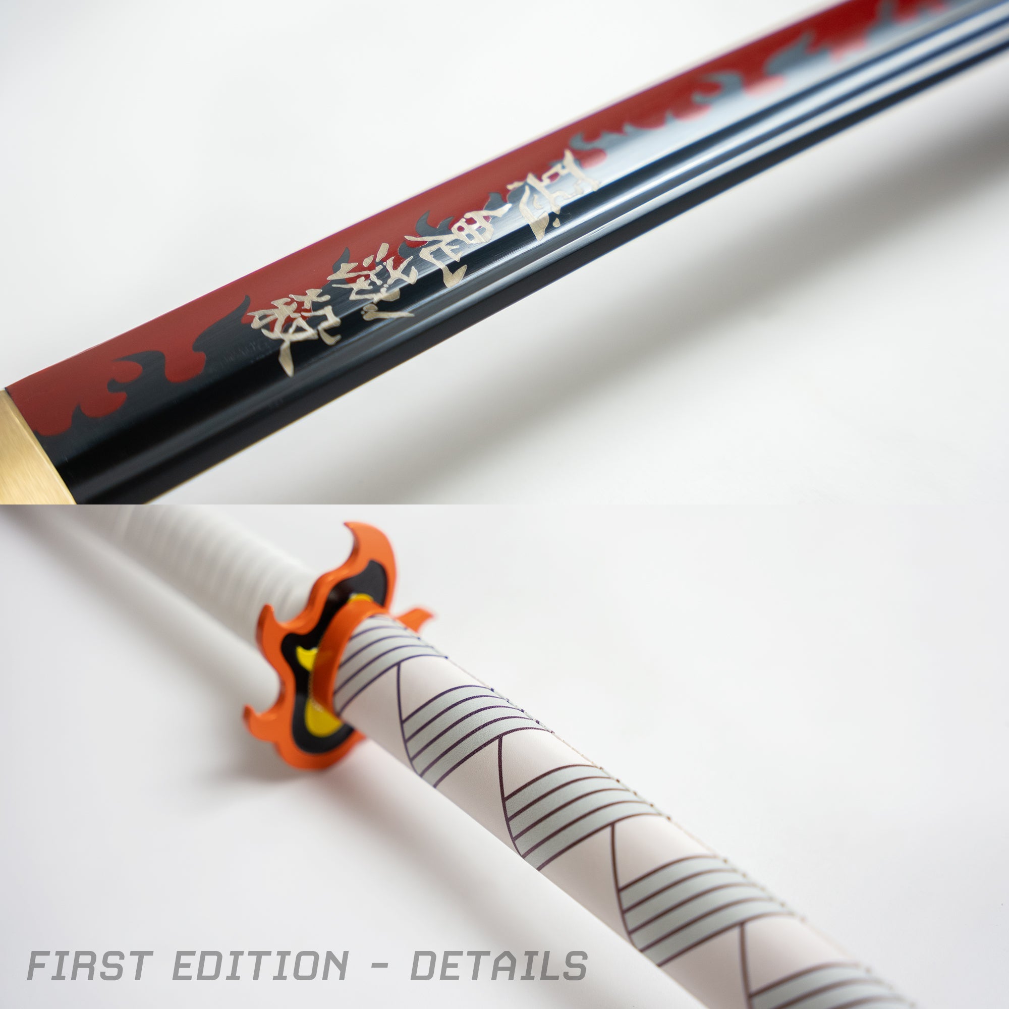 Kyojuro Rengoku's Red Nichirin Katana (Battle Ready) Anime Sword - Tophatter Daily Deals
