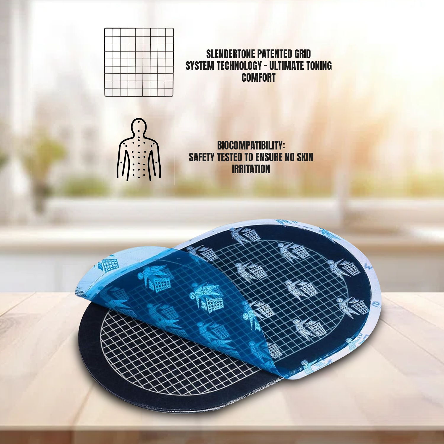 Replacement Gel Pads – Compatible with EMS Toning Belts, Abs Stimulators & Massagers 3 Pads (1 Set) Gel Pads - Tophatter Daily Deals