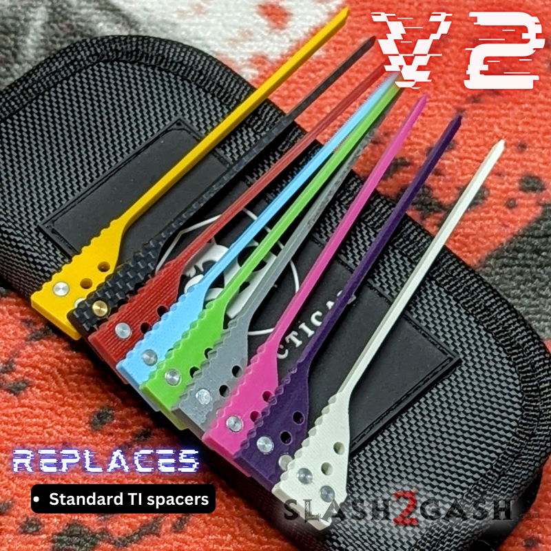 S2G FrankenREP Balisong clone TITANIUM Butterfly Knife - V2 (Carbon Fiber) Knife-Balisong - Tophatter Daily Deals