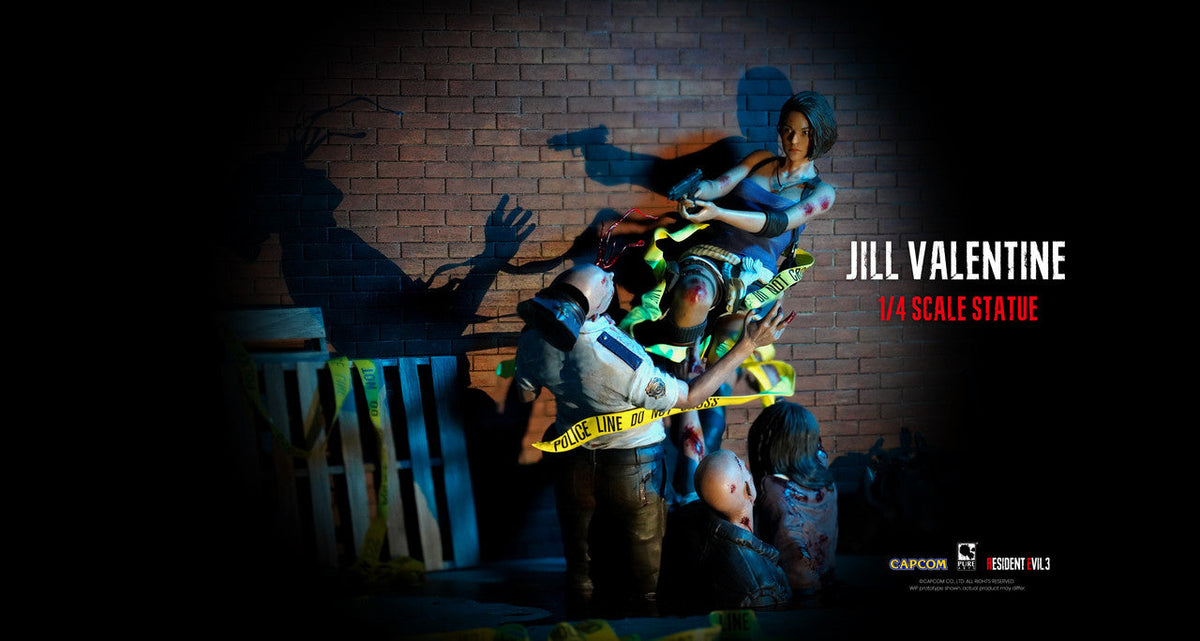 Resident Evil 3 - Purearts Jill Valentine 1/4 Scale Statue Collectible Figurine - Tophatter Daily Deals