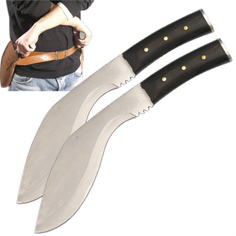 Resident Evil Anti Zombie 2 Pc Knife Set Alice With Custom Sheath - TOPHATTER'S ARMORY DEALS Collectible Weapons - Tophatter Daily Deals