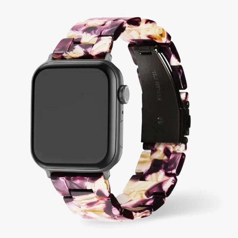 Resin Watch Band Lightweight Link Smartwatch Strap Comfortable Capri - Tophatter Daily Deals