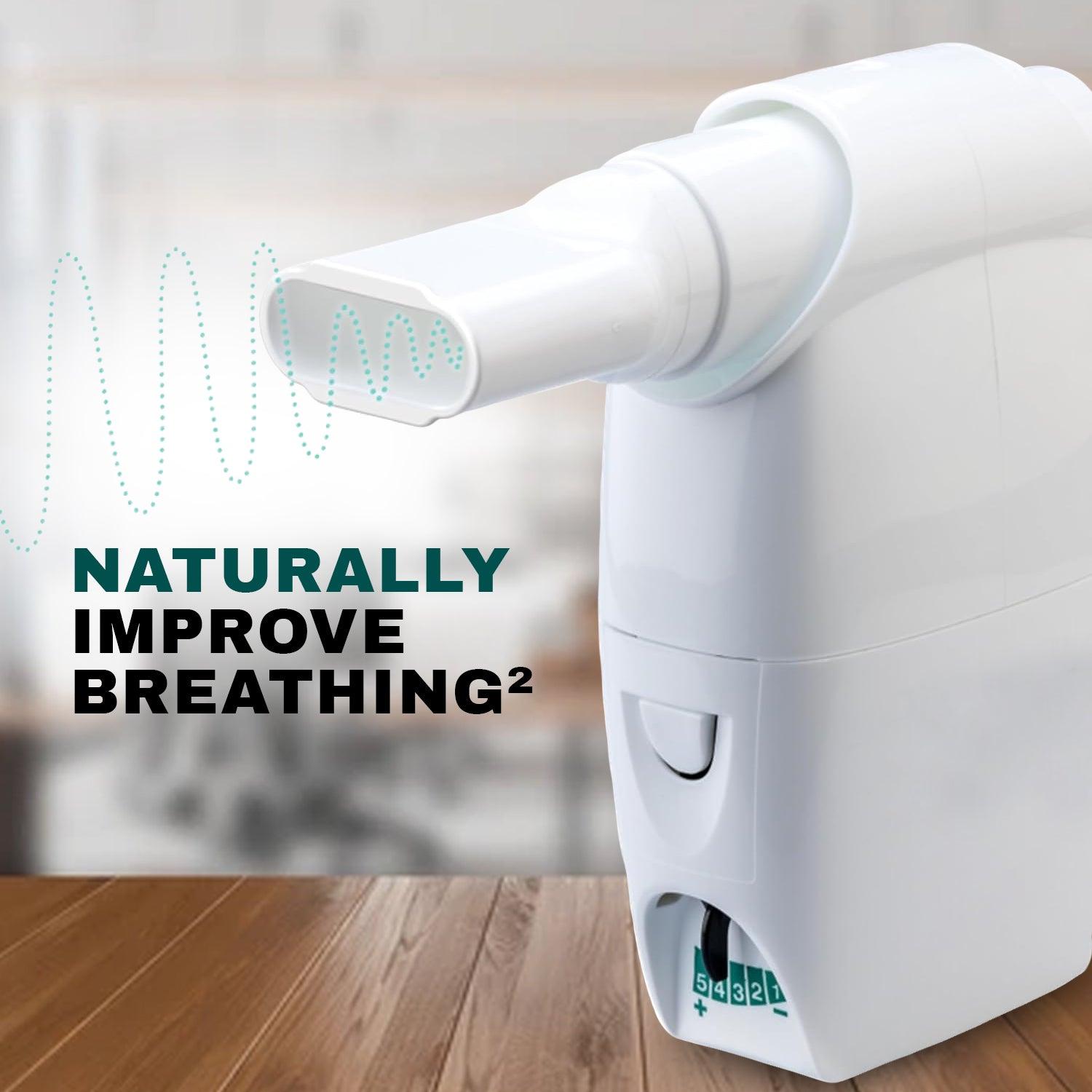 Mucus Clearance Device - OPEP Natural Phlegm Lung Exercise Therapy Unblocks and Expands Airways Helping to Improve Breathing and Reduce Cough Health Care - Tophatter Daily Deals