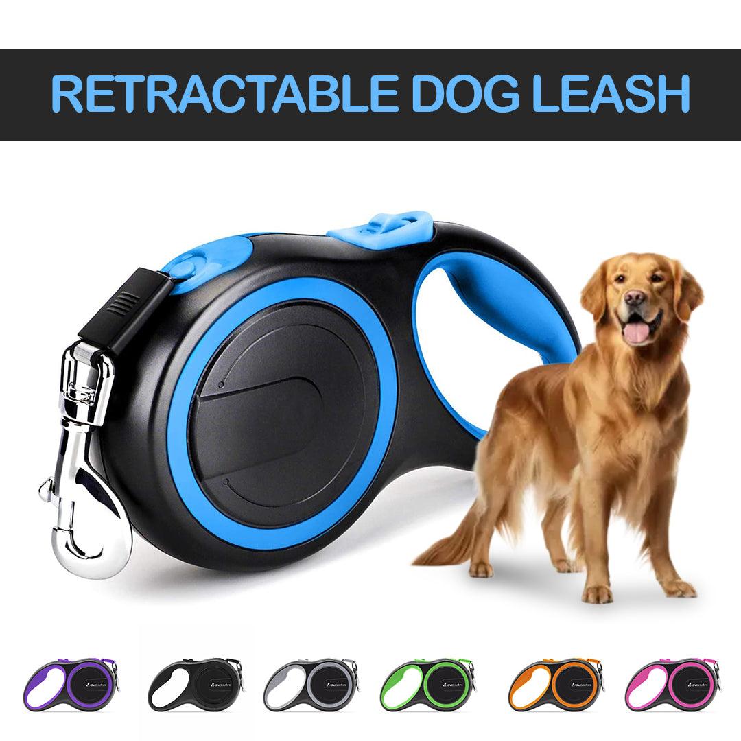 Best Extendable Dog Lead - Heavy Duty Large Dog Puppy Extendable Retractable Lead Set 8M Up To 50KG Dogs Apparel & Accessories - Tophatter Daily Deals