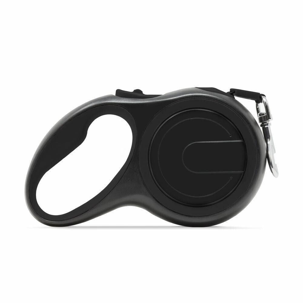 Best Extendable Dog Lead - Heavy Duty Large Dog Puppy Extendable Retractable Lead Set 8M Up To 50KG Dogs Black Apparel & Accessories - Tophatter Daily Deals