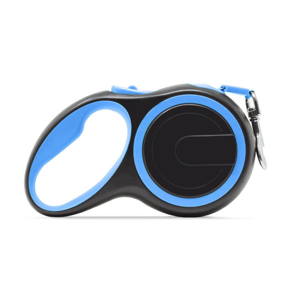 Best Extendable Dog Lead - Heavy Duty Large Dog Puppy Extendable Retractable Lead Set 8M Up To 50KG Dogs Blue Apparel & Accessories - Tophatter Daily Deals