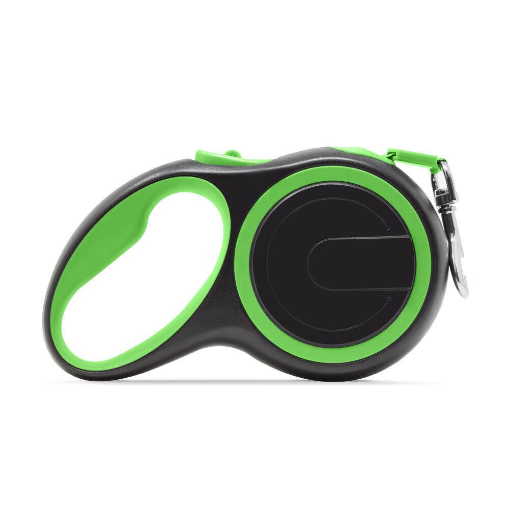 Best Extendable Dog Lead - Heavy Duty Large Dog Puppy Extendable Retractable Lead Set 8M Up To 50KG Dogs Green Apparel & Accessories - Tophatter Daily Deals