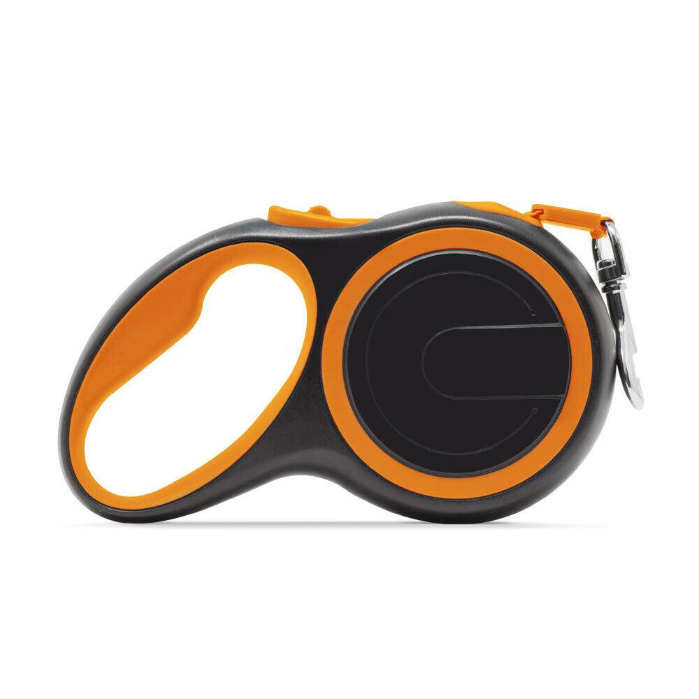 Best Extendable Dog Lead - Heavy Duty Large Dog Puppy Extendable Retractable Lead Set 8M Up To 50KG Dogs Orange Apparel & Accessories - Tophatter Daily Deals
