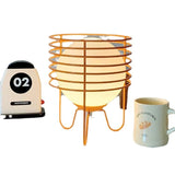 Retro Orb Wire Lamp Orange Lighting - Tophatter Daily Deals