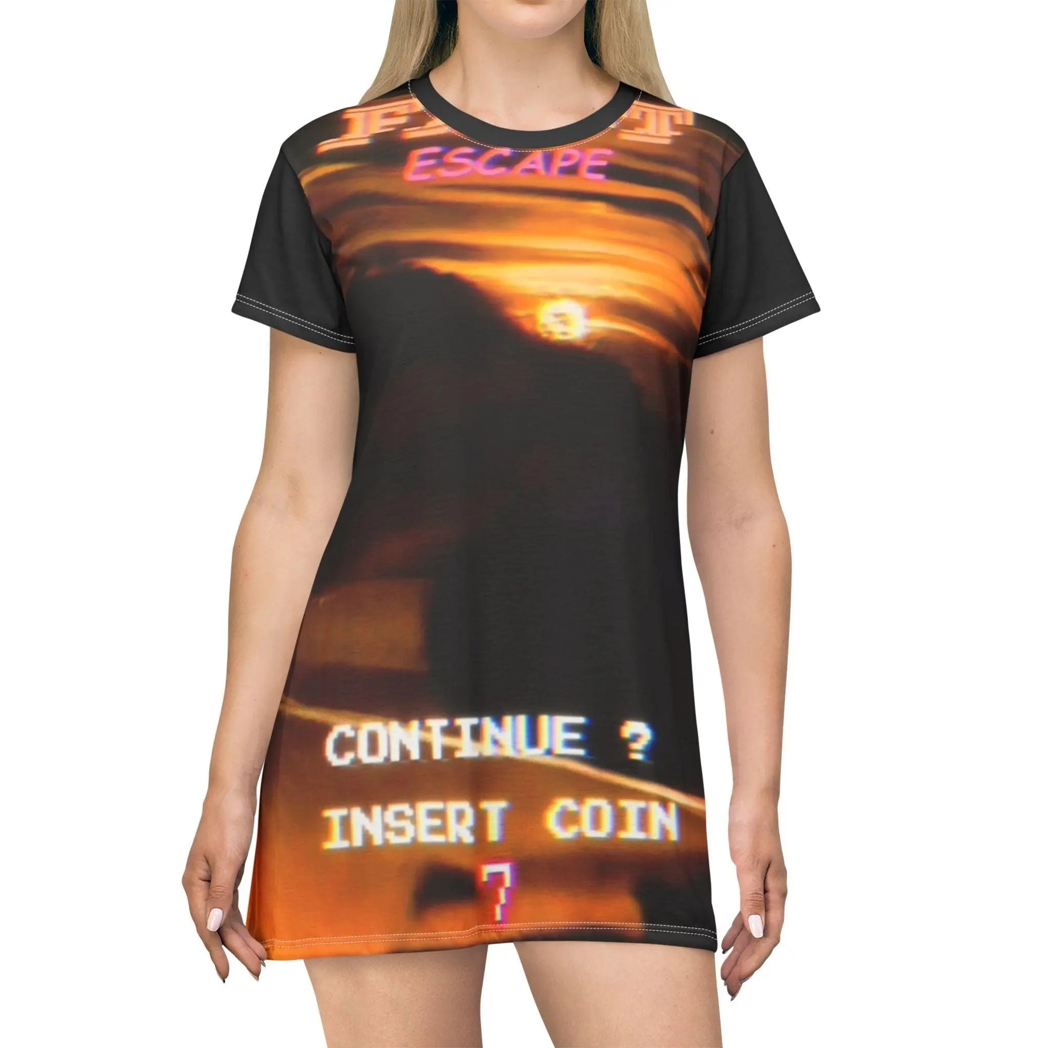 Retrowave T-Shirt | Fast Escape All Over Prints - Tophatter Daily Deals