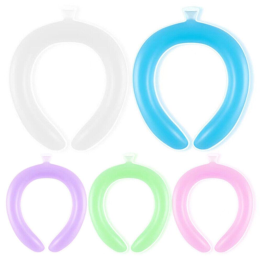 Cool Wraps for Neck - Reusable Neck Cooling Ring Wearable Cooling Neck Wraps For Outdoor Summer Heat Summer & Swimming - Tophatter Daily Deals