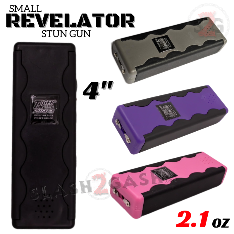 STUN GUN 110M Volts Tiger USA Revelator - Assorted Colors SD-StunGun - Tophatter Daily Deals