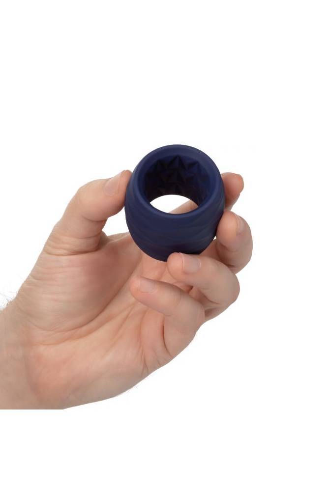 Cal Exotics - Viceroy - Reverse Endurance Cock Ring - Blue Sex Toy - Tophatter Daily Deals