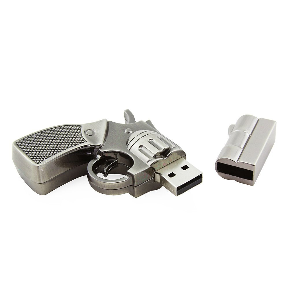 Revolver USB Flash Drive 2.0 Metal Memory Stick Pendrive 16 GB 32 GB USB Flash Drive - Tophatter Daily Deals