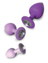 Fantasy For Her Little Gems Trainer Set Purple Set of 3 Sizes > Anal Range > Butt Plug Kits - Tophatter Daily Deals