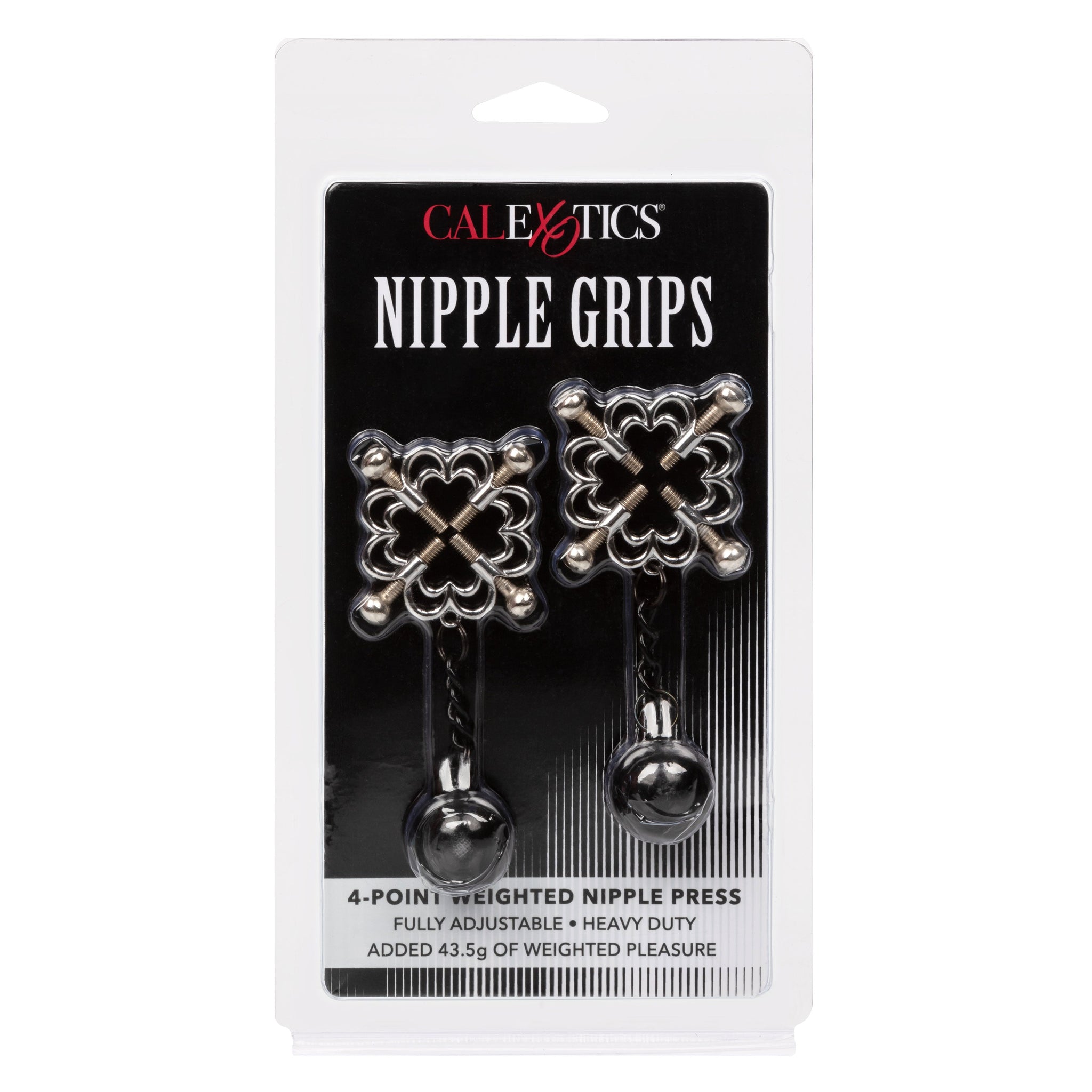 Nipple Grips 4 Point Weighted Nipple Press – 43.5g Nipple Clamp > Sex Toys > Nipple Clamps - Tophatter Daily Deals