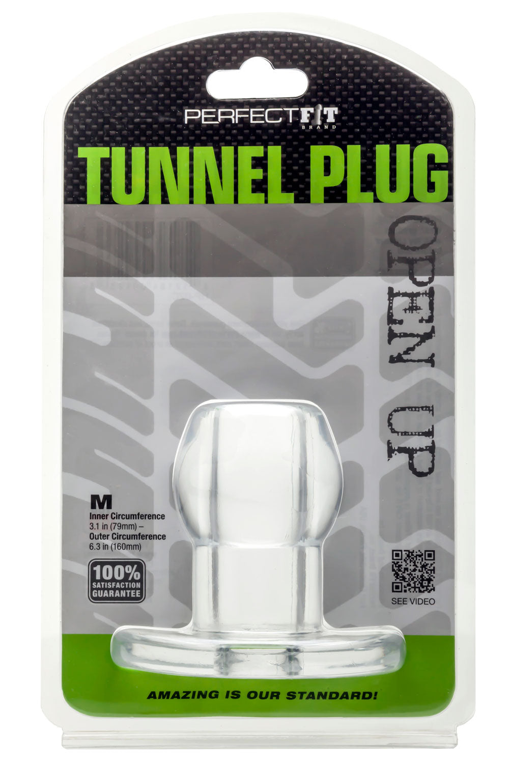 Perfect Fit Tunnel Plug Medium Clear – Medium Sized Butt Plug > Anal Range > Tunnel and Stretchers - Tophatter Daily Deals