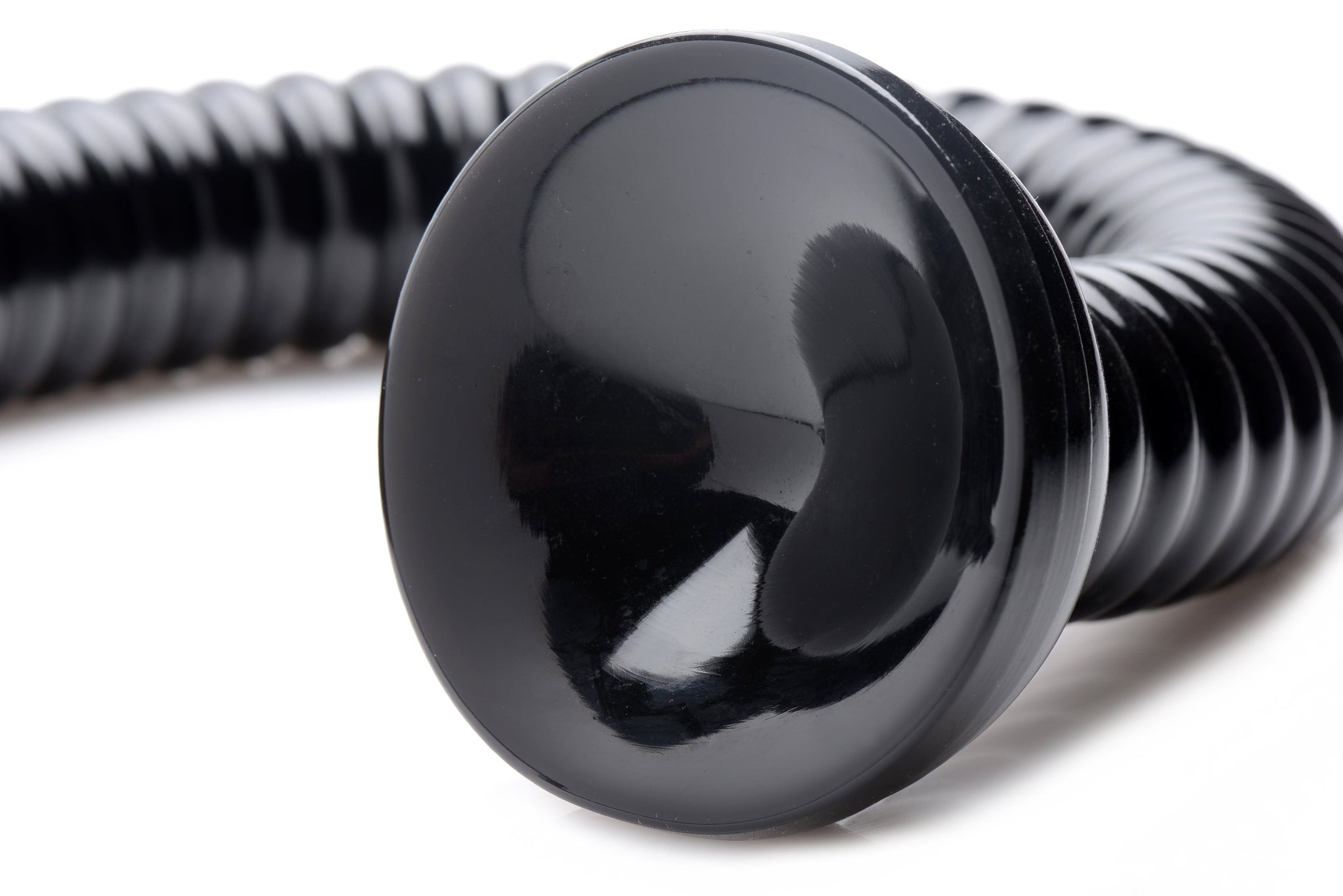 Ribbed Hose 19 Inch Flexible Dong with Suction Cup Base > Dildos > Double Dildos - Tophatter Daily Deals