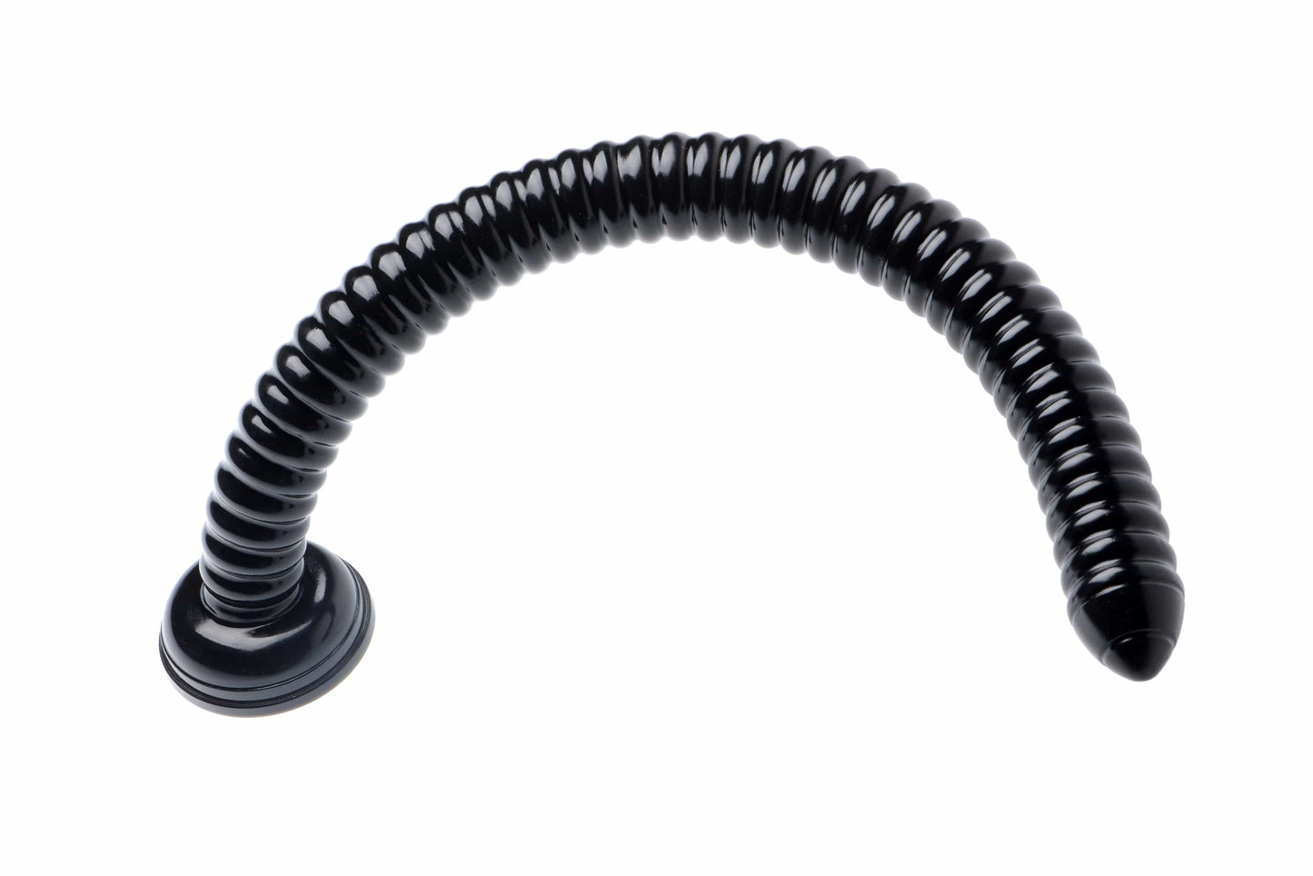 Ribbed Hose 19 Inch Flexible Dong with Suction Cup Base > Dildos > Double Dildos - Tophatter Daily Deals