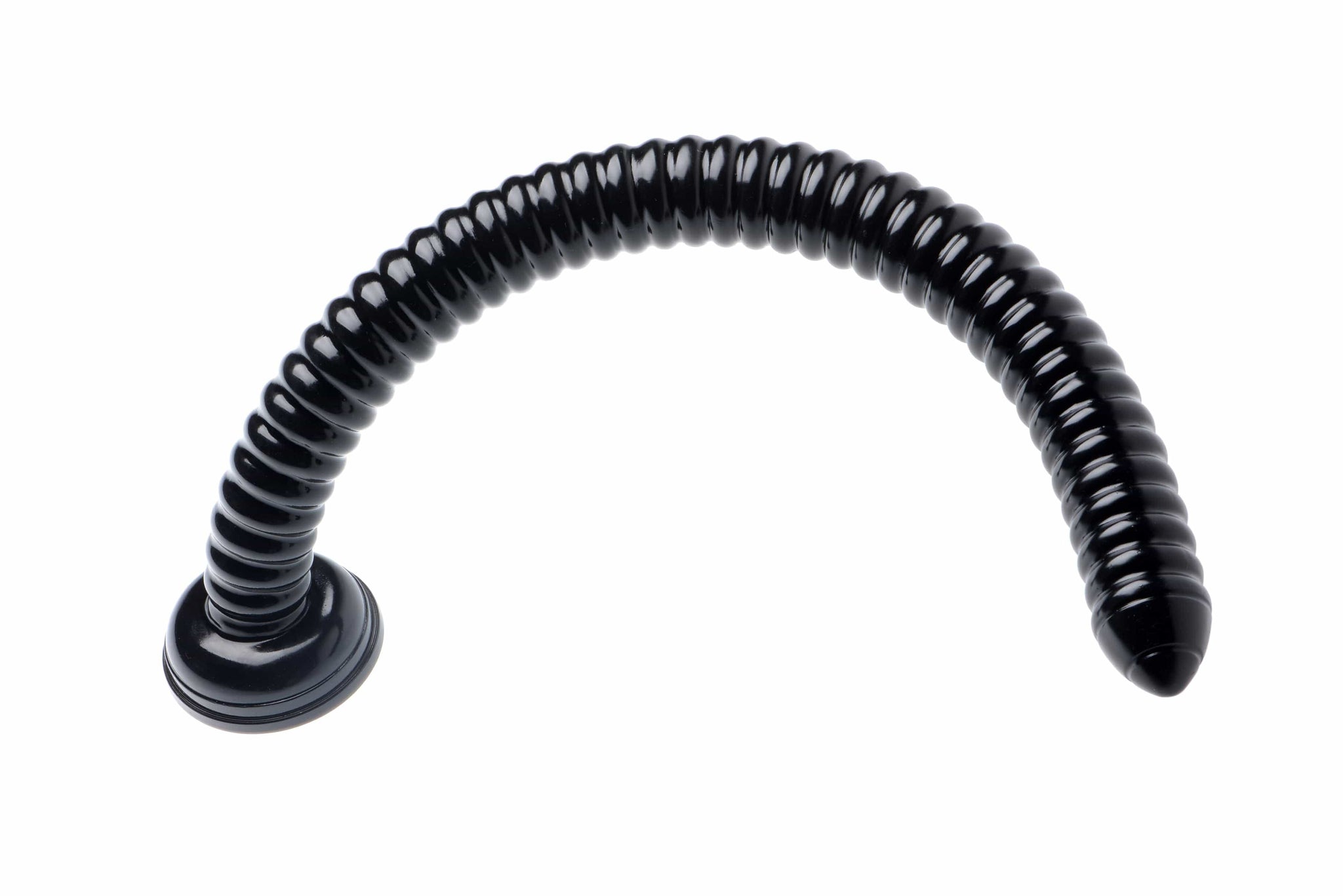 Ribbed Hose 19 Inch Flexible Dong with Suction Cup Base > Dildos > Double Dildos - Tophatter Daily Deals