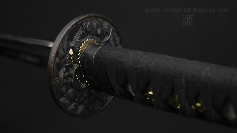 Deluxe "Righteous Dragon" Hand Forged Katana In Clay Tempered 1095 HCS Katana - Tophatter Daily Deals