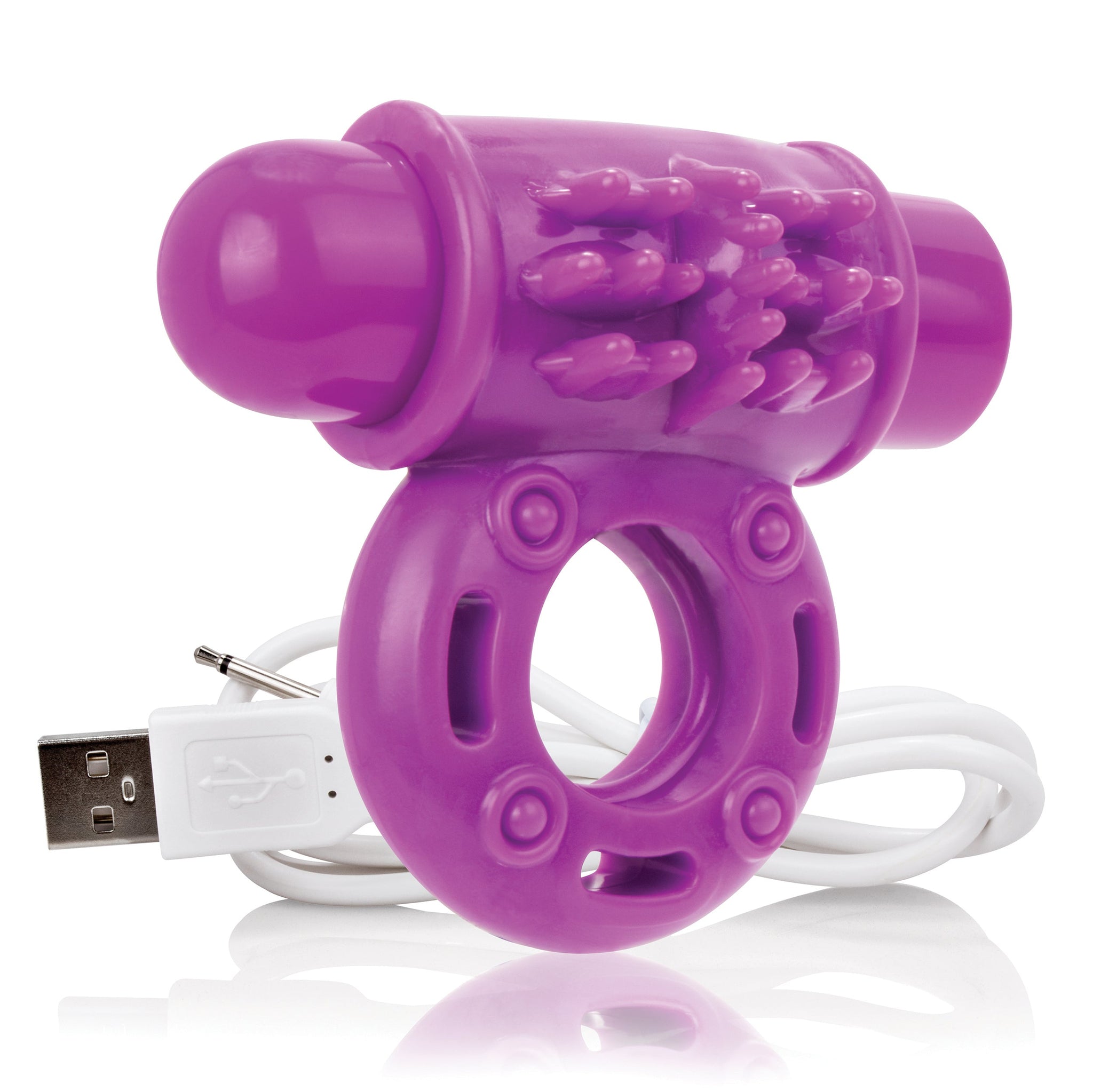 O Wow Ring – Rechargeable Vibrating Cock Ring with 10 Vibration Functions > Cock Ring > Vibrating - Tophatter Daily Deals