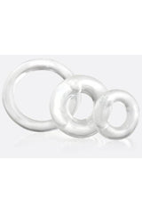 Screaming O - RingO Cock Ring 3 Pk - Black/Clear Clear Sex Toy - Tophatter Daily Deals