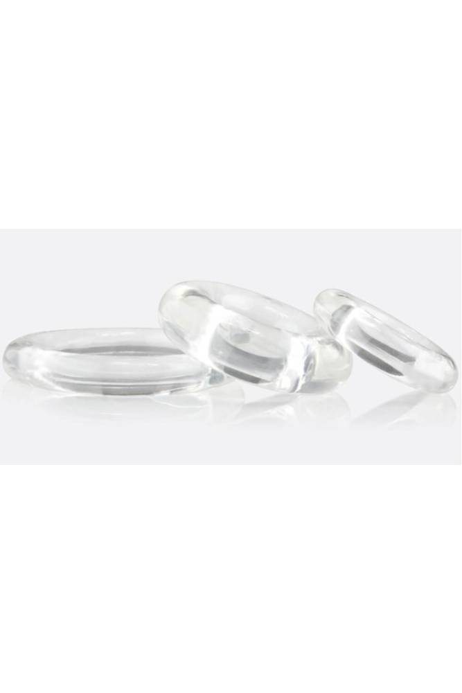 Screaming O - RingO Cock Ring 3 Pk - Black/Clear Sex Toy - Tophatter Daily Deals