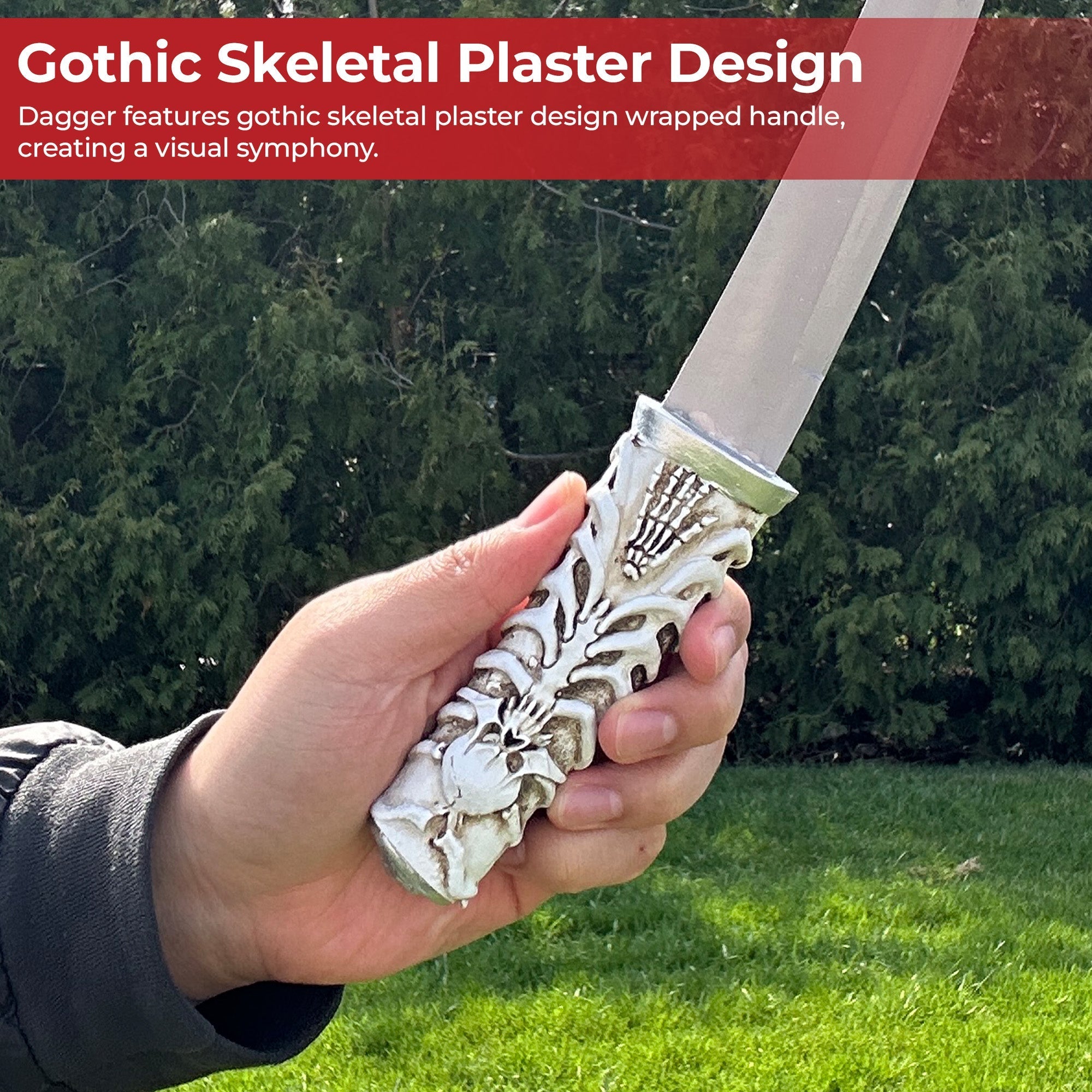 Rise from the Dead Skeleton Tanto Dagger Daggers - Tophatter Daily Deals