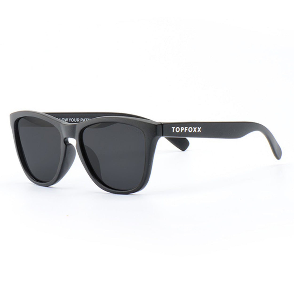 TopFoxx Rise Up - Black Unisex Sunglasses Black OS Sunglasses - Tophatter Daily Deals