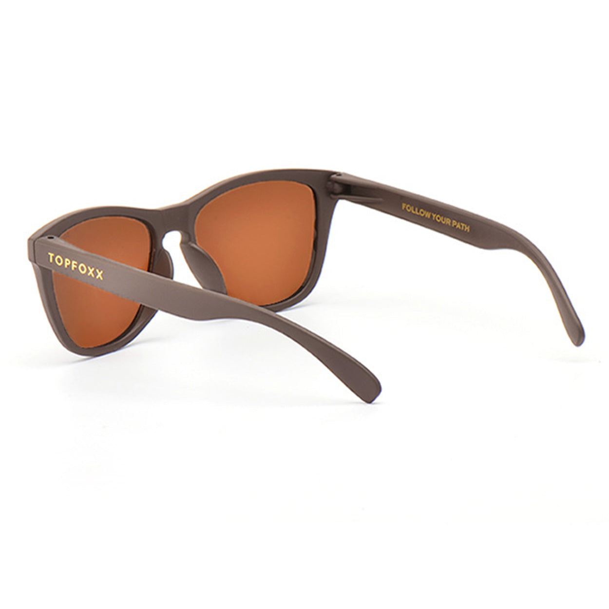 TopFoxx Rise Up - Brown Unisex Sunglasses Sunglasses - Tophatter Daily Deals