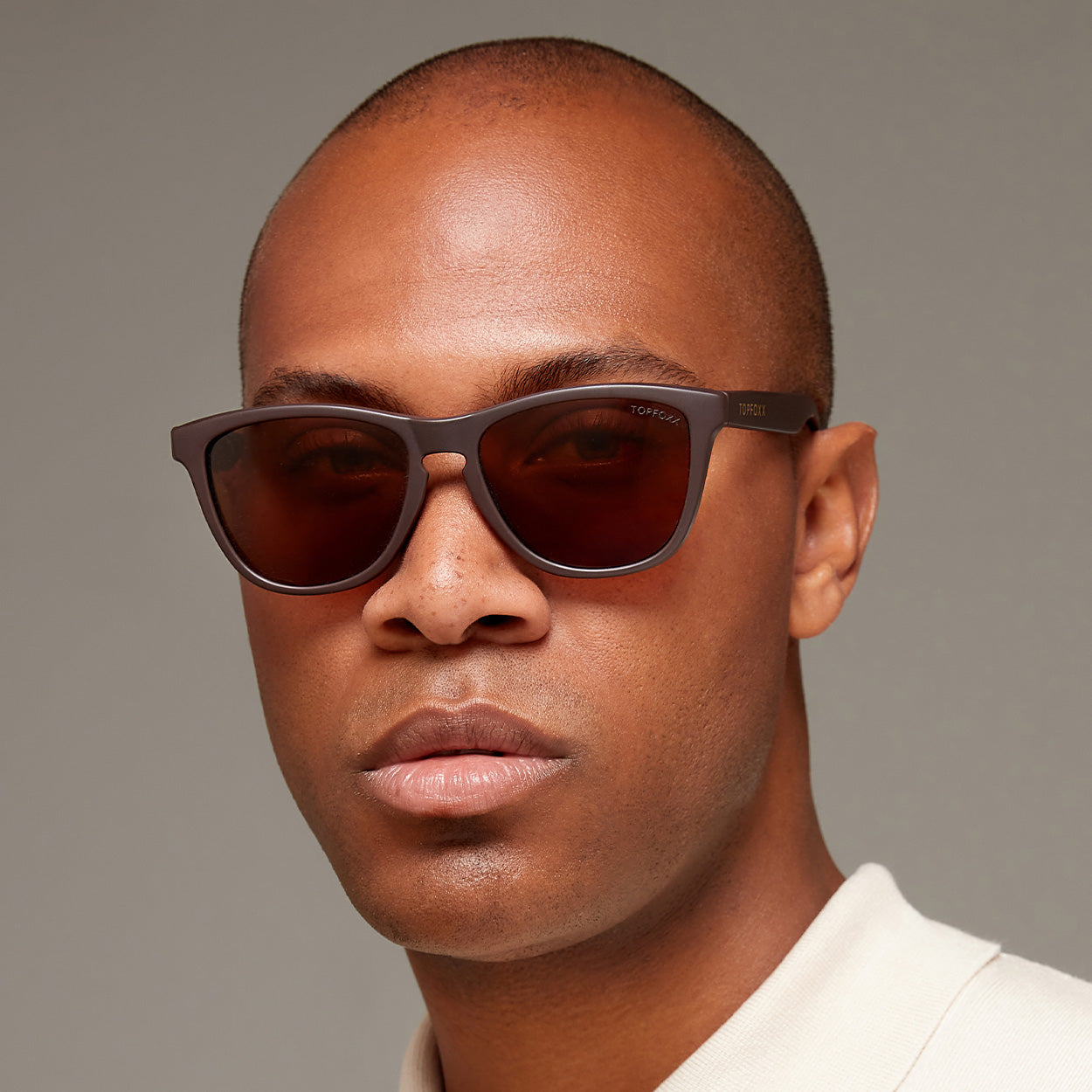 TopFoxx Rise Up - Brown Unisex Sunglasses Sunglasses - Tophatter Daily Deals