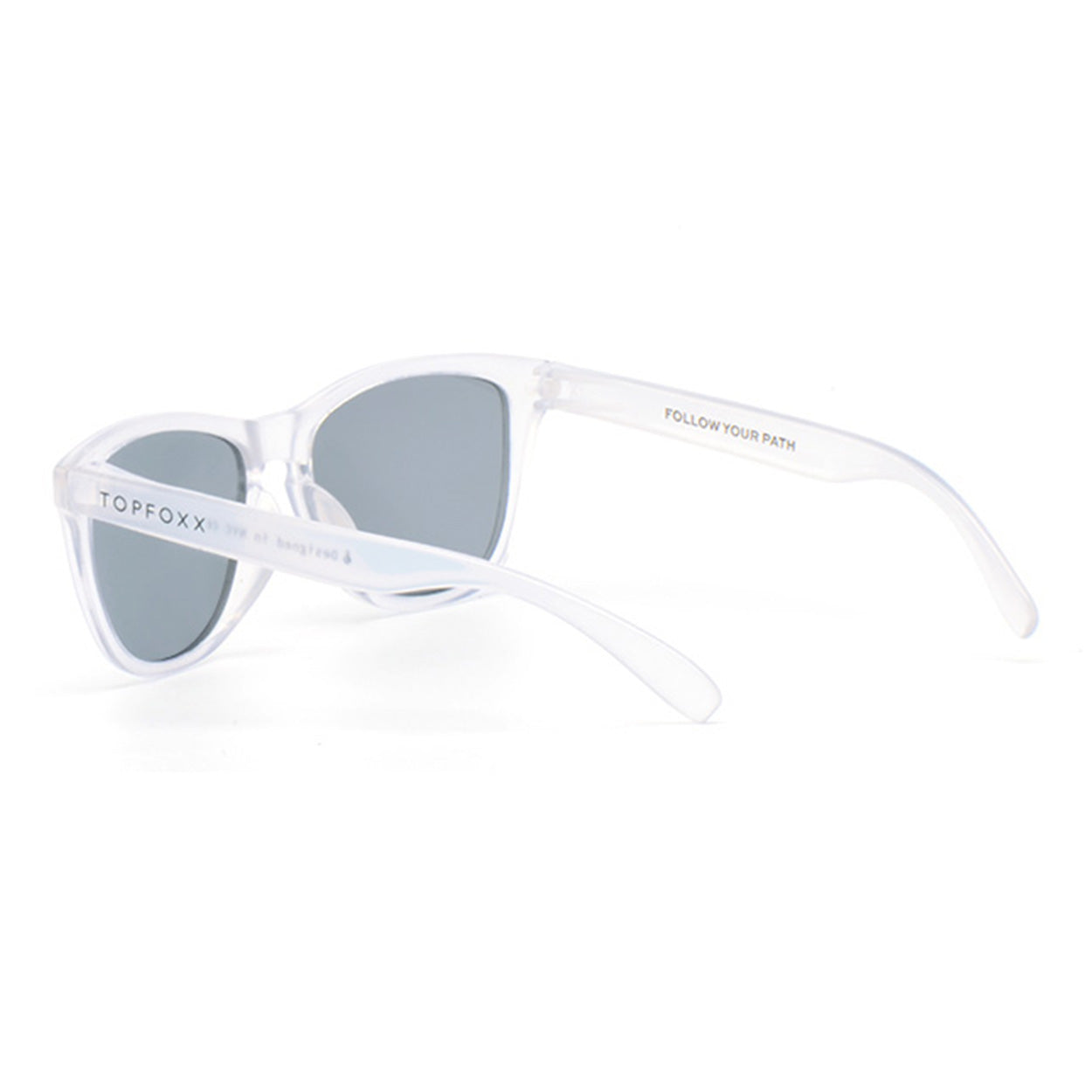 TopFoxx Rise Up - Revo® Mirrored Silver Unisex Sunglasses Sunglasses - Tophatter Daily Deals