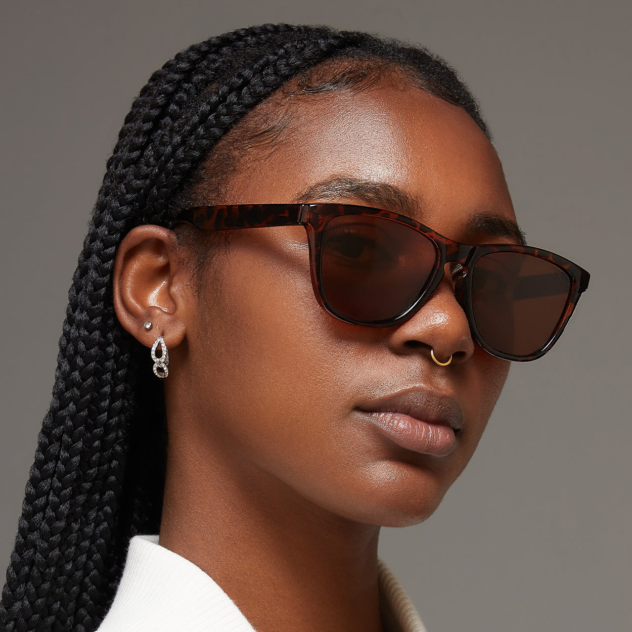 TopFoxx Rise Up - Tortoise Unisex Sunglasses Sunglasses - Tophatter Daily Deals