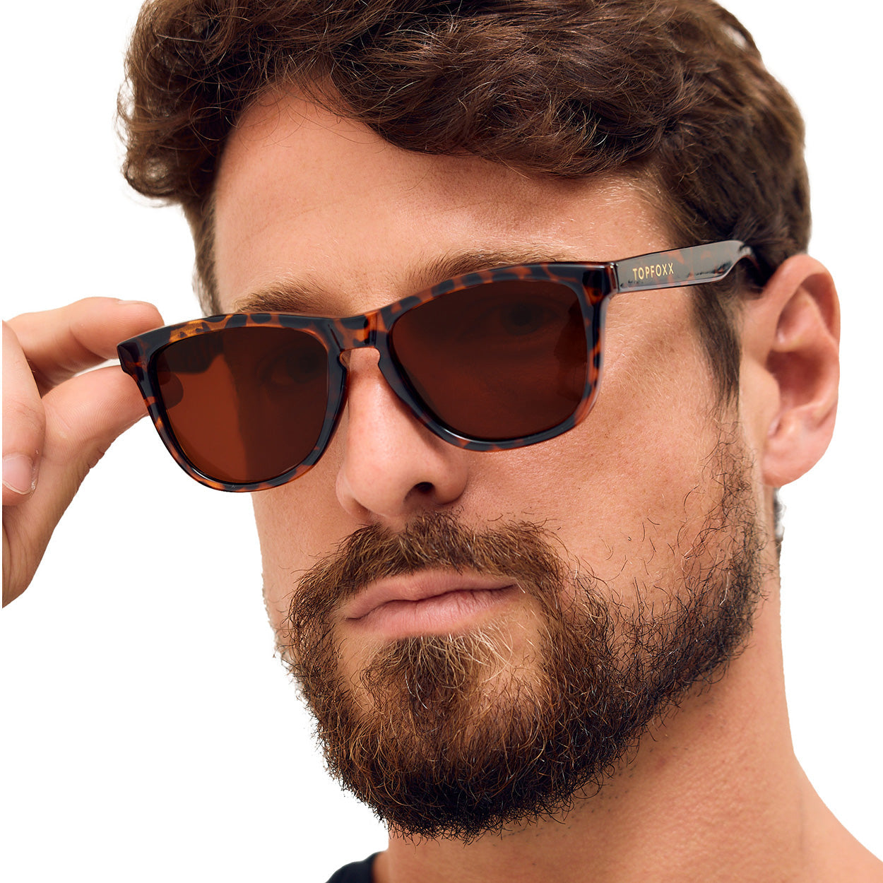 TopFoxx Rise Up - Tortoise Unisex Sunglasses Sunglasses - Tophatter Daily Deals