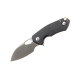 GiantMouse ACE Riv Liner Lock - Black Canvas Micarta - MagnaCut Collectors - Tophatter Daily Deals