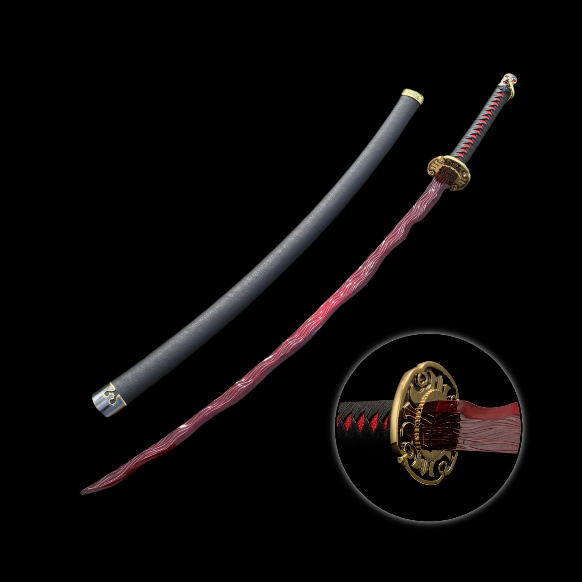 IRL Rivers of Blood Katana Game Katana For Display Only - Tophatter Daily Deals