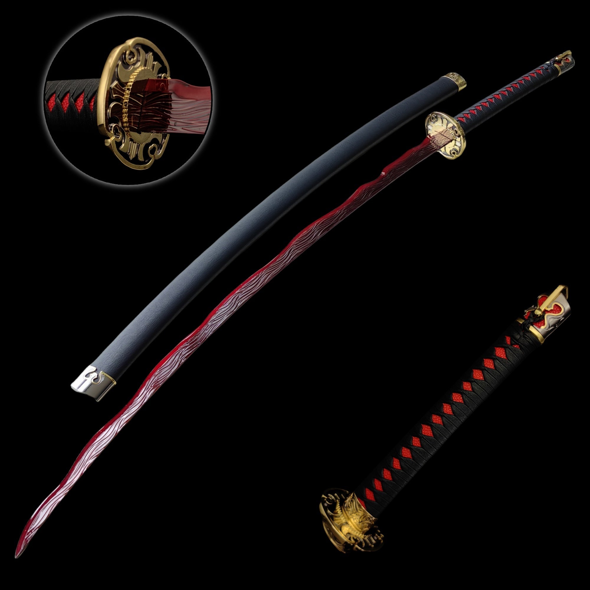 IRL Rivers of Blood Katana Game Katana For Display Only - Tophatter Daily Deals