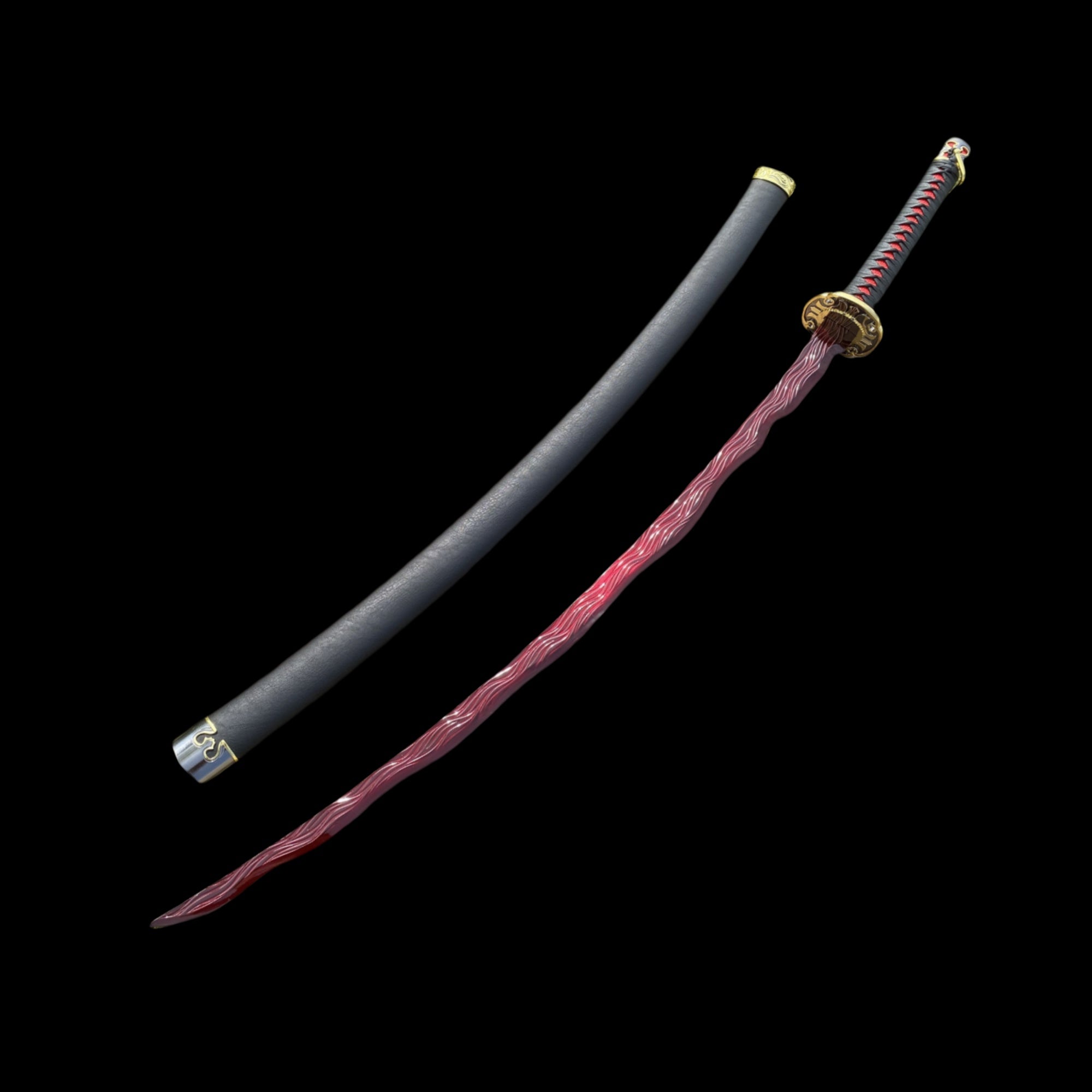 IRL Rivers of Blood Katana Game Katana For Display Only - Tophatter Daily Deals