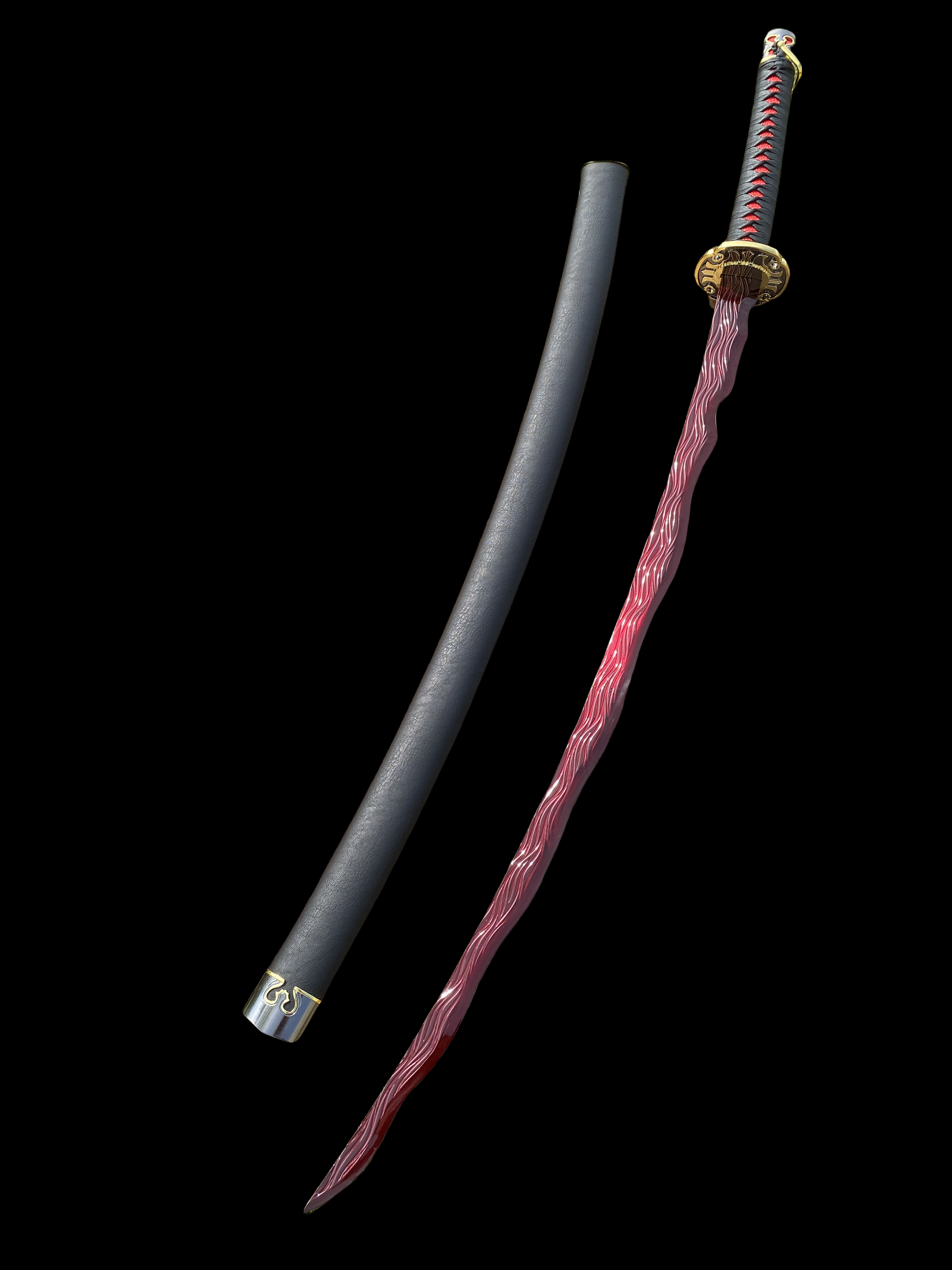 IRL Rivers of Blood Katana Game Katana For Display Only Rivers of Blood Katana - Tophatter Daily Deals