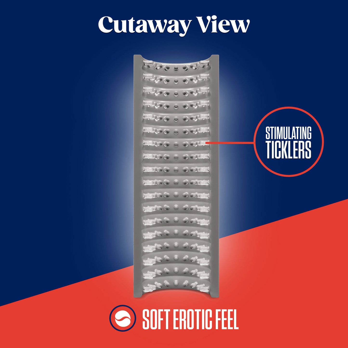 Rize Clear Stimulating Masturbation Sleeve > Sex Toys For Men > Masturbators > Manual - Tophatter Daily Deals