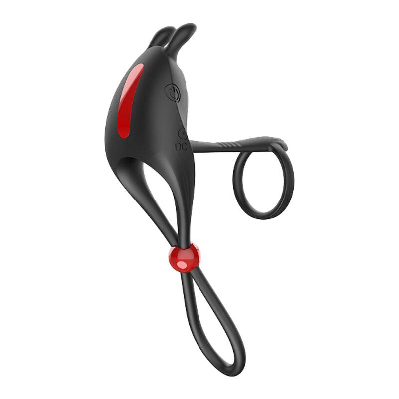 Nasstoys Cockpower (Black) – Remote-Controlled Cock Ring and Ball Cinch > Cock Ring > Adjustable - Tophatter Daily Deals