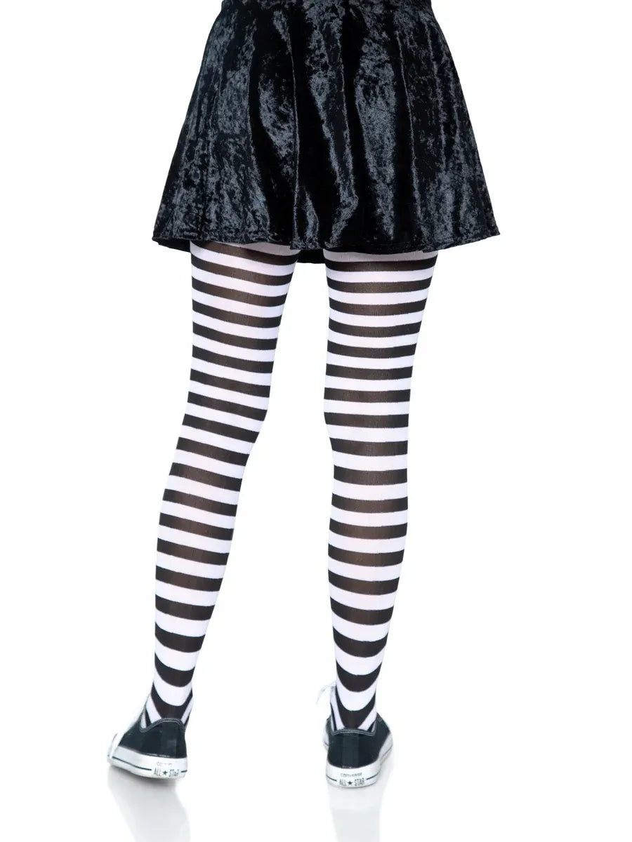 Leg Avenue Jada Striped Tights – Premium Women's Hosiery > Clothes > Hosiery > Pantyhose & Tights - Tophatter Daily Deals