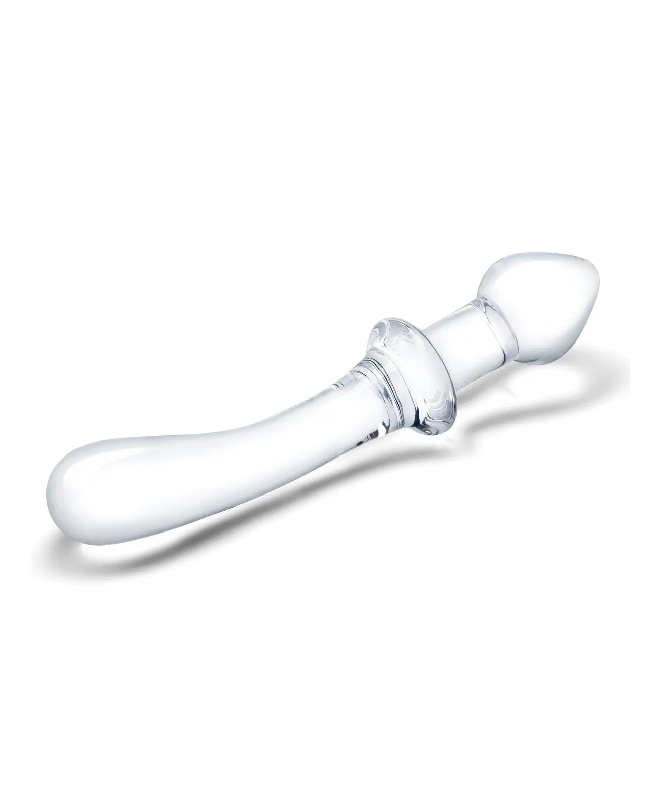 Glas 9" Classic Curved Clear Dual-Ended Glass Dildo for G-Spot and Anal Play > Glass > Dildos - Tophatter Daily Deals