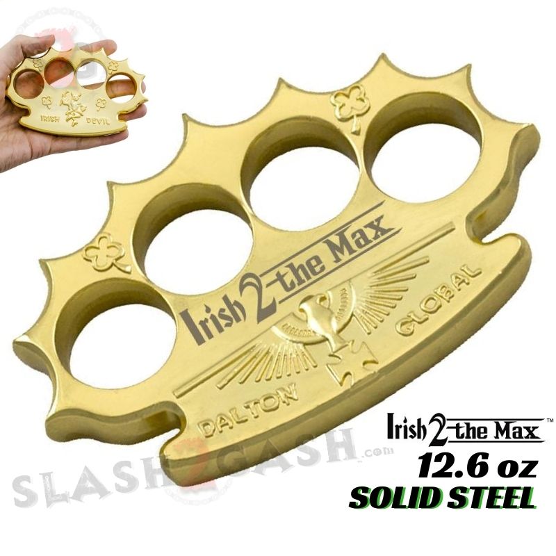 Gold Knuckles Spiked Dalton Global Paperweight - Multiple Styles Irish 2 The Max Belt Buckle - Tophatter Daily Deals